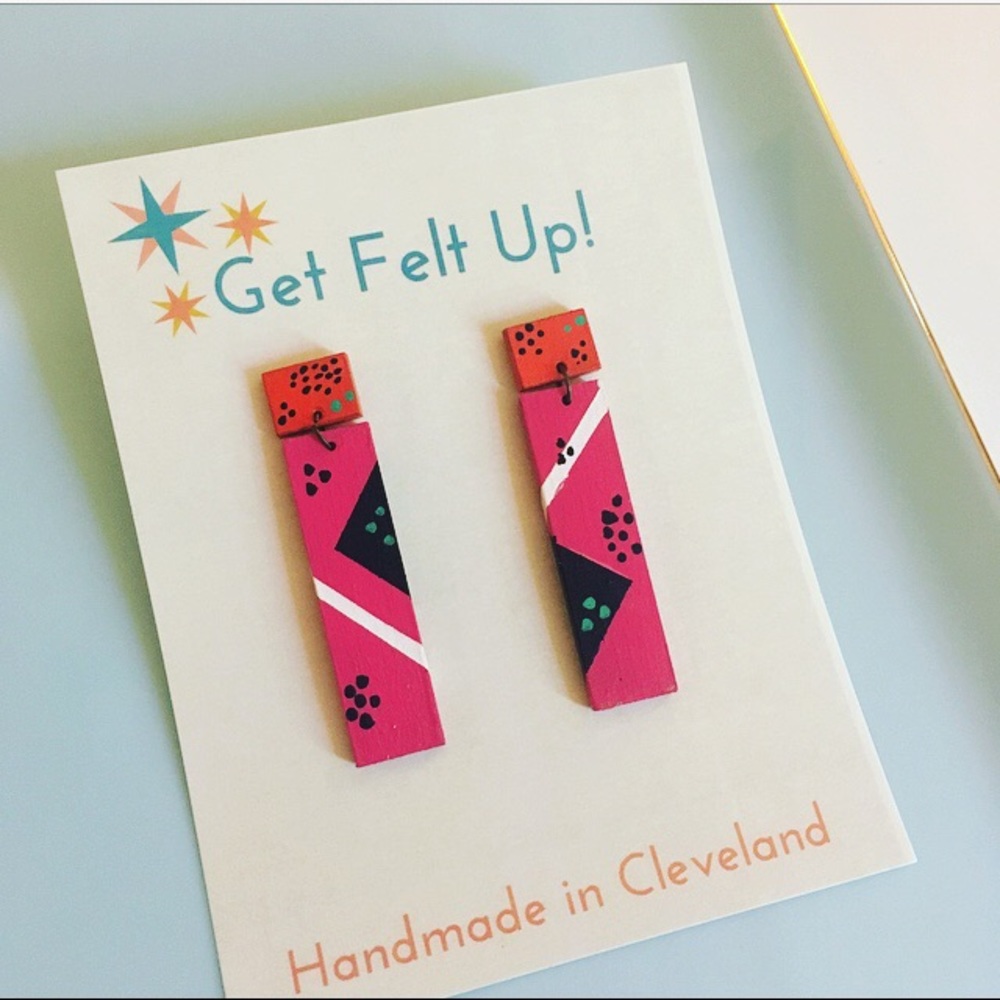 Abstract Handmade Earrings